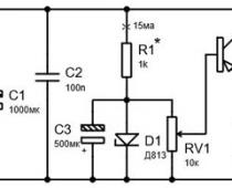 Схема регулируемого блока питания на двух транзисторах Регулируемый блок питания на транзисторах